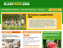 Tablet Screenshot of classtrips.com